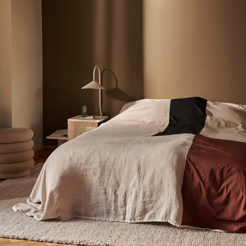 Ferm Living Distinct Bijzettafel - Travertine