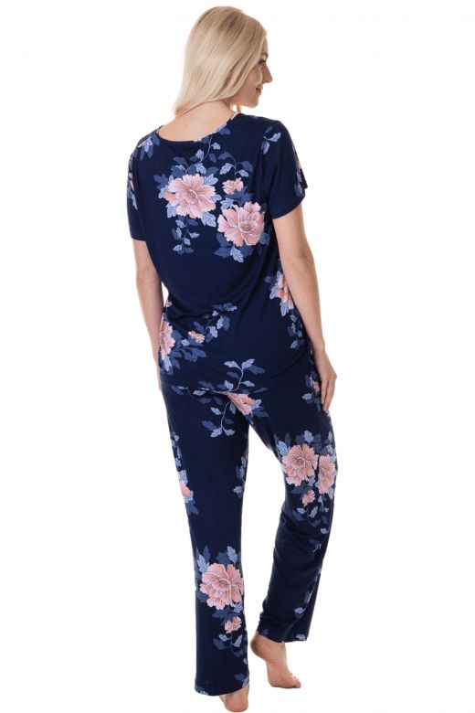 Camille Lightweight Floral Print Pyjama Set