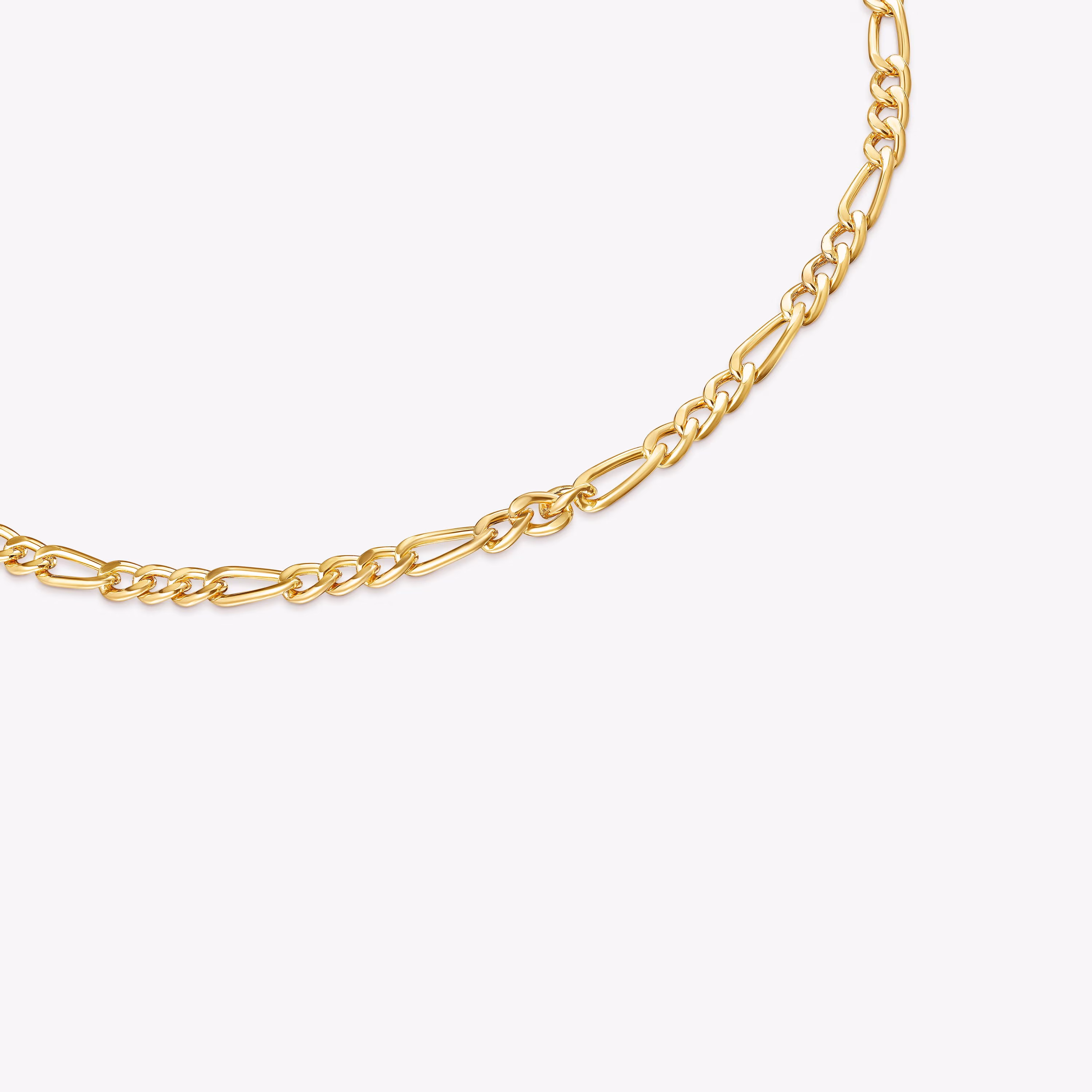 Gargantilla mix barbada con baño de oro de 18 kt sobre plata TOUS Chain