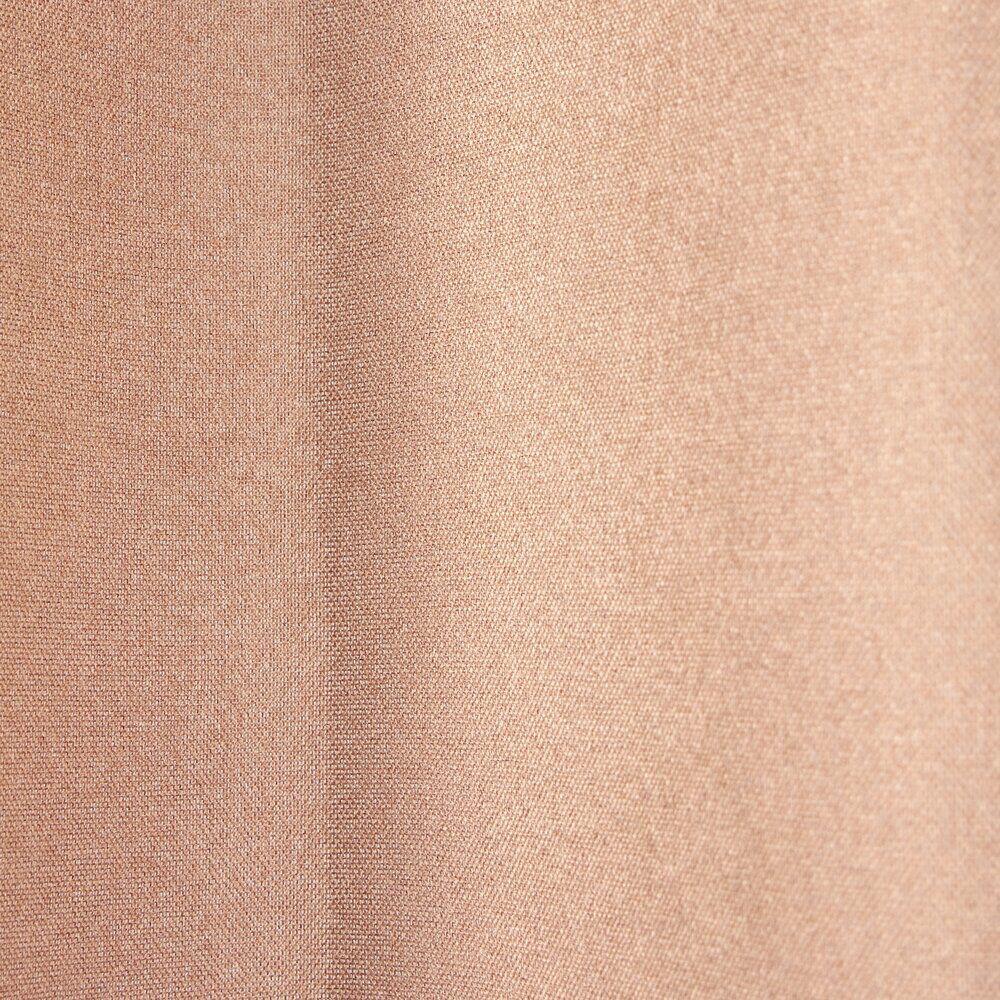 Rideau à oeillets 140x240cm polyester effet lin taupe