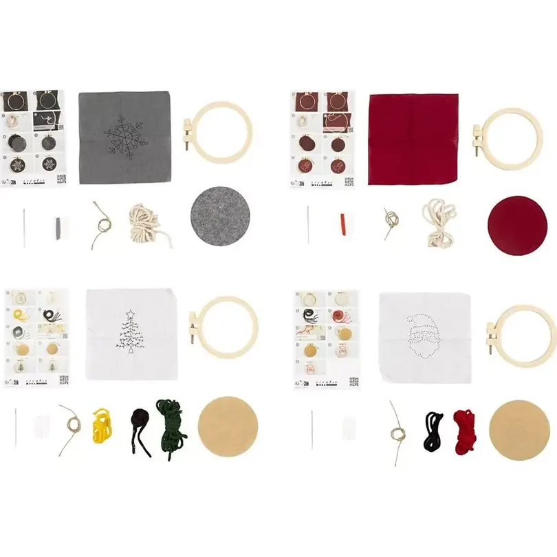 Bastelset 4er-Set Adventskalender