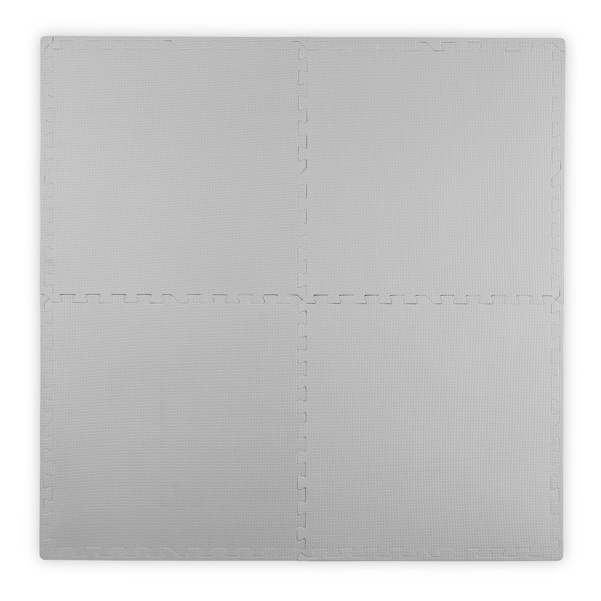 Duża mata piankowa puzzle piankowe 60x60 cm 4 szt. Ricokids szara
