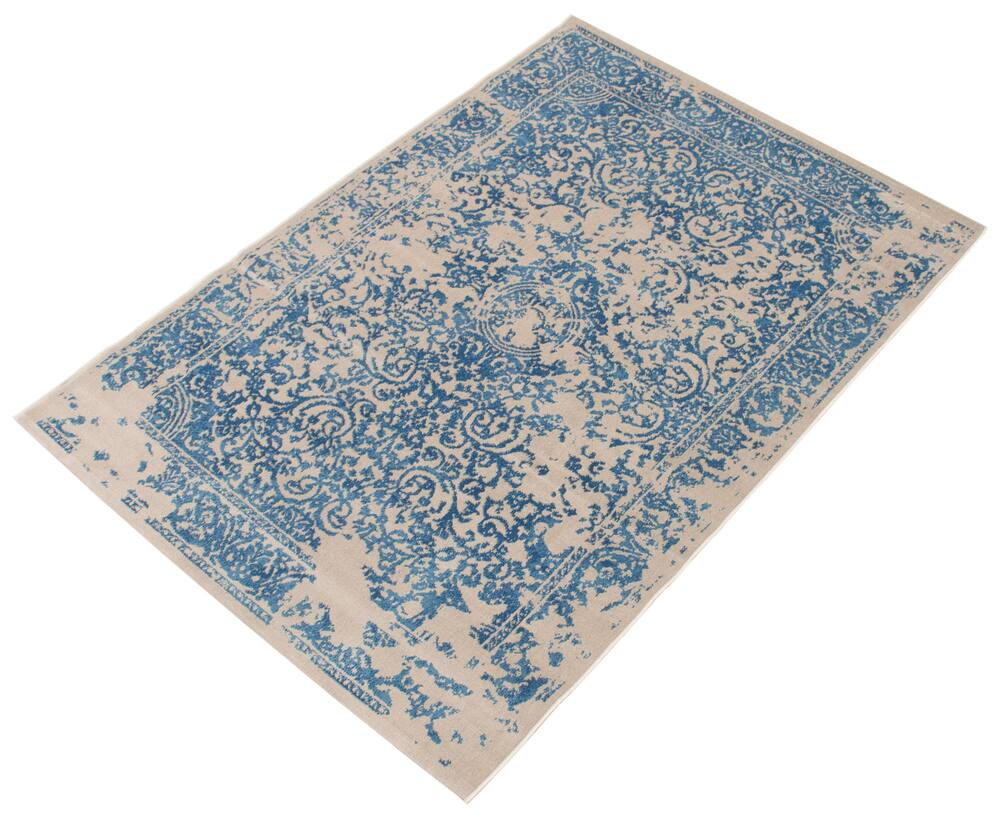 ECARPET Dawson Indoor Area Rug, Blue, Assorted Sizes