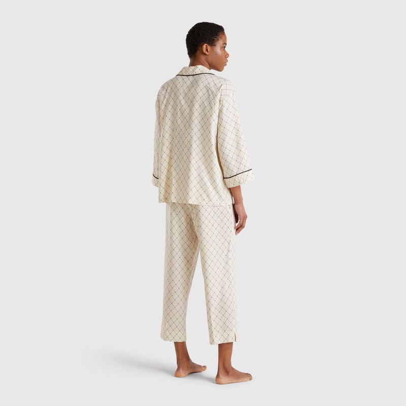 Flowy pyjamas with print