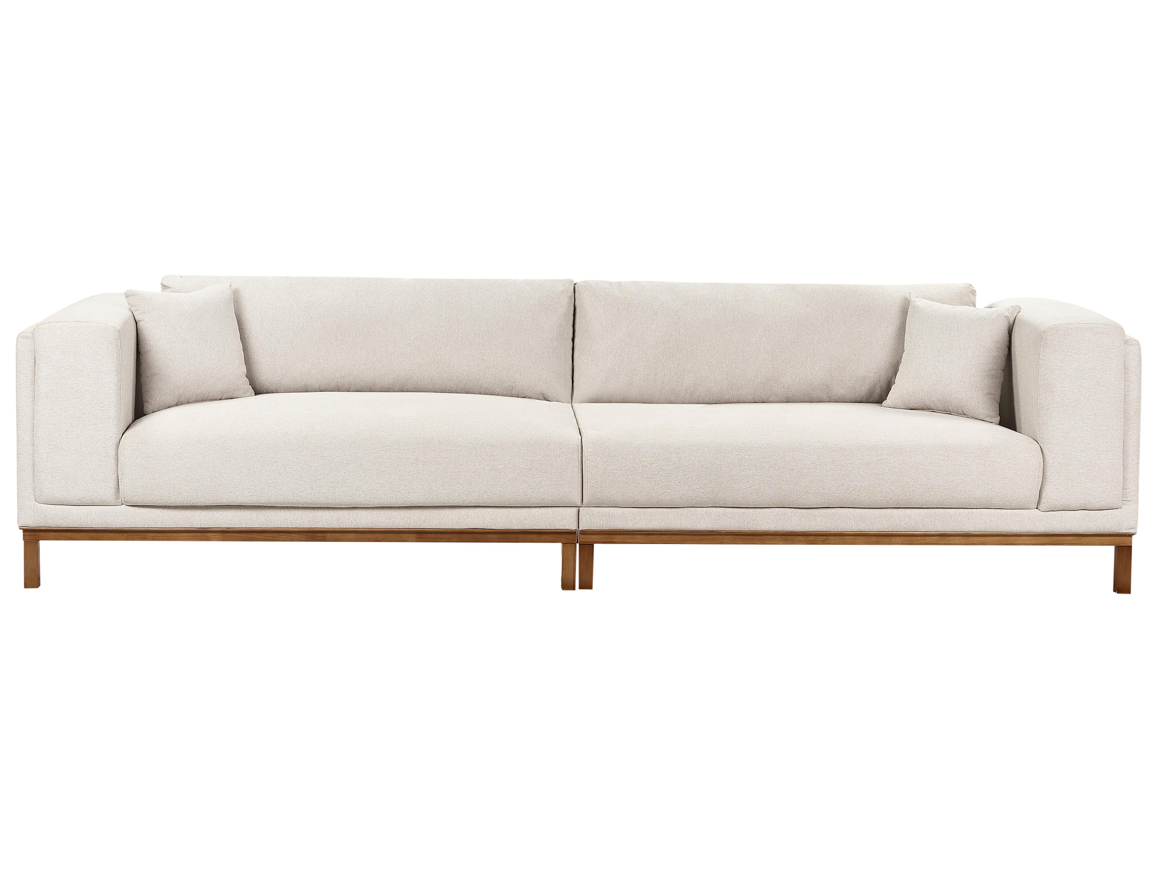 Sofa 4 Seater VENG Fabric Light Beige