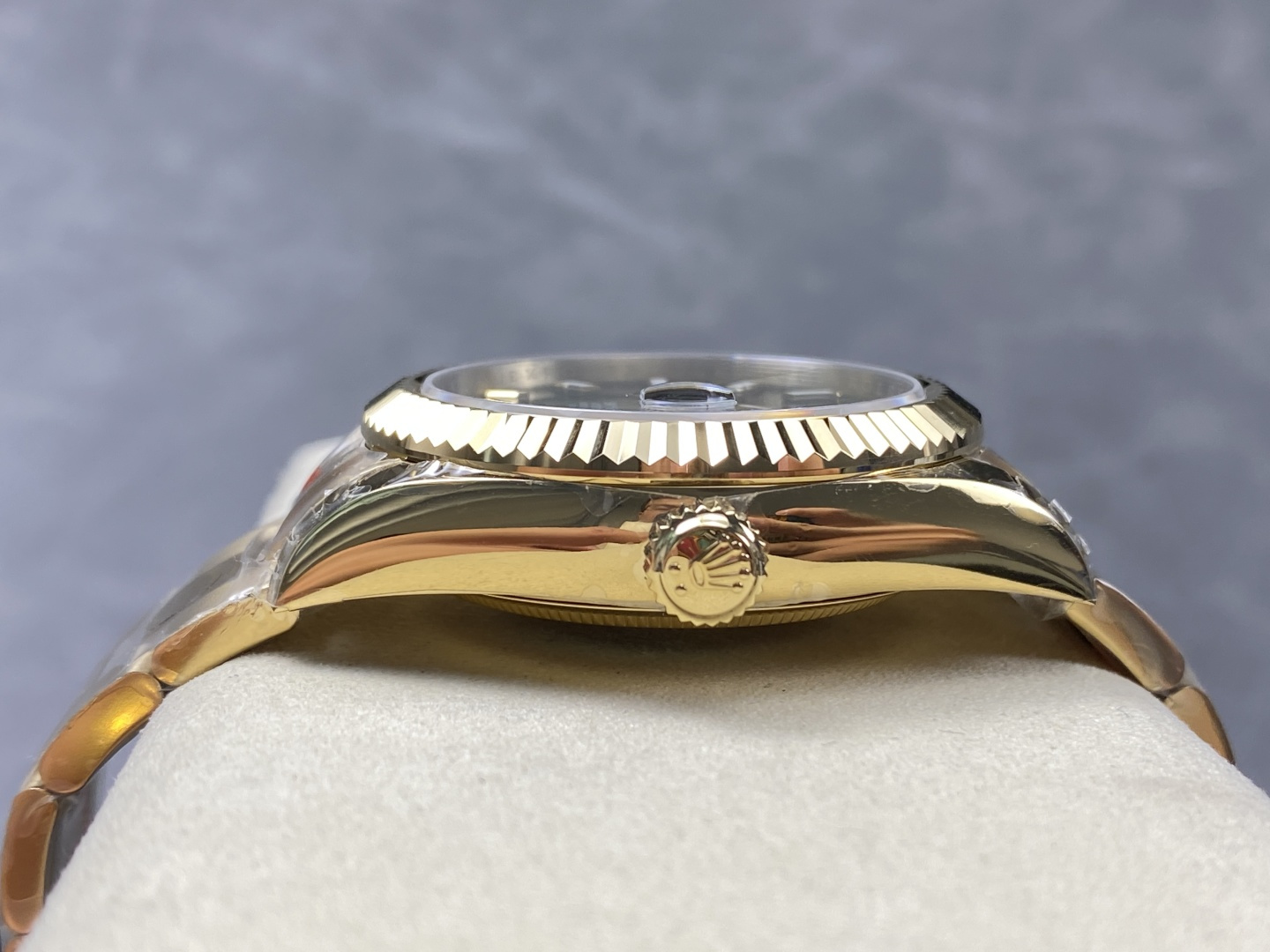 Rolex Sky-Dweller YG Plated Green Dial 42mm Oyster Super Clone