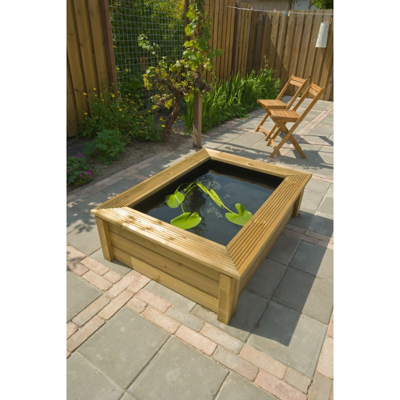 Cadre de bassin en bois Quadro Wood II UBBINK