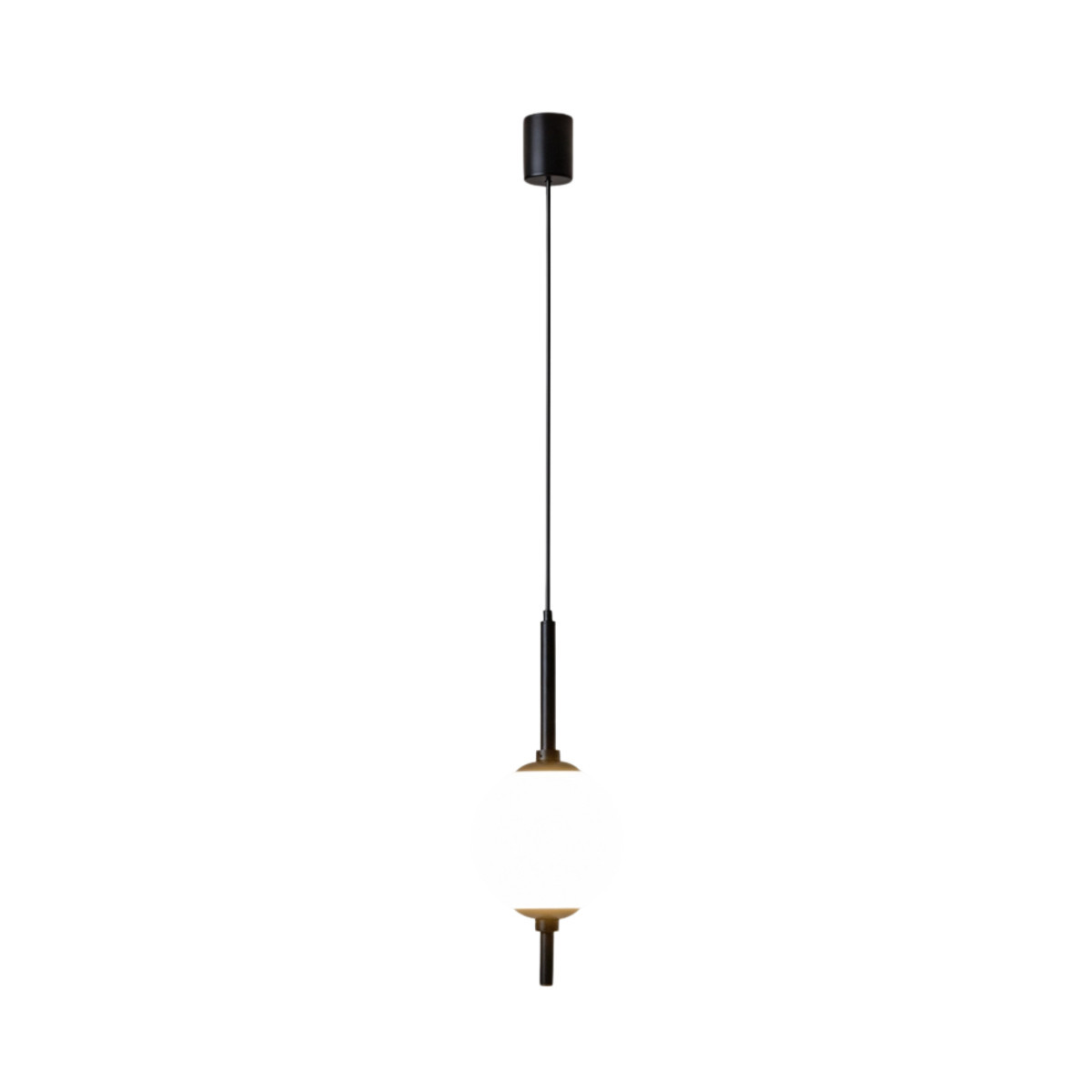 Lampa wisząca The Sixth Sense czarno-biała LED 1x7W 3000K 400lm Maytoni