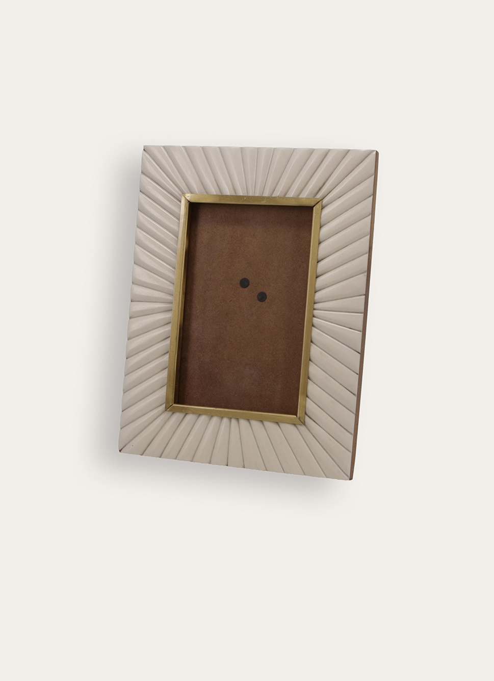 CADRE PHOTO RELIEF AVEC LISERET DORÉ NOIR/DORE