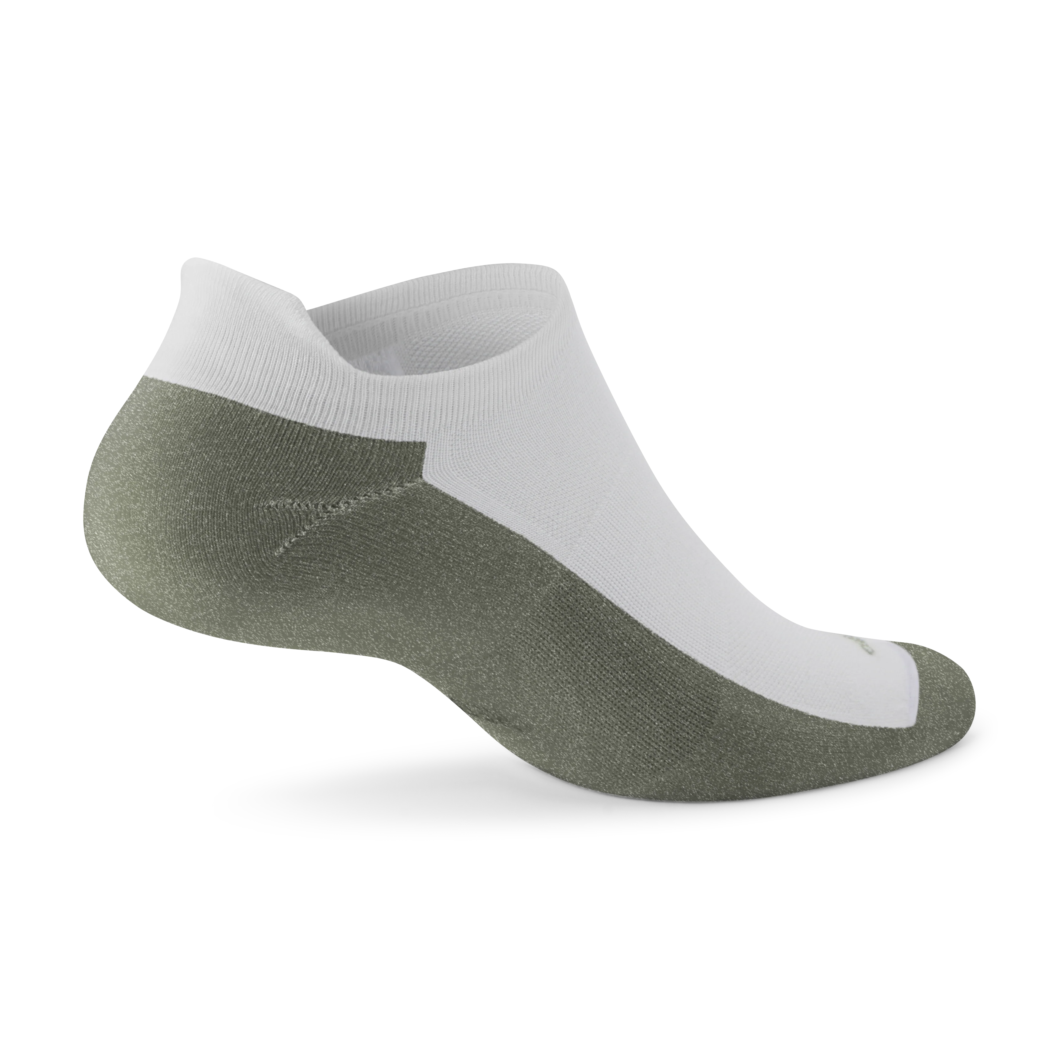 Anytime Ankle Sock - Blizzard/Thunder Green