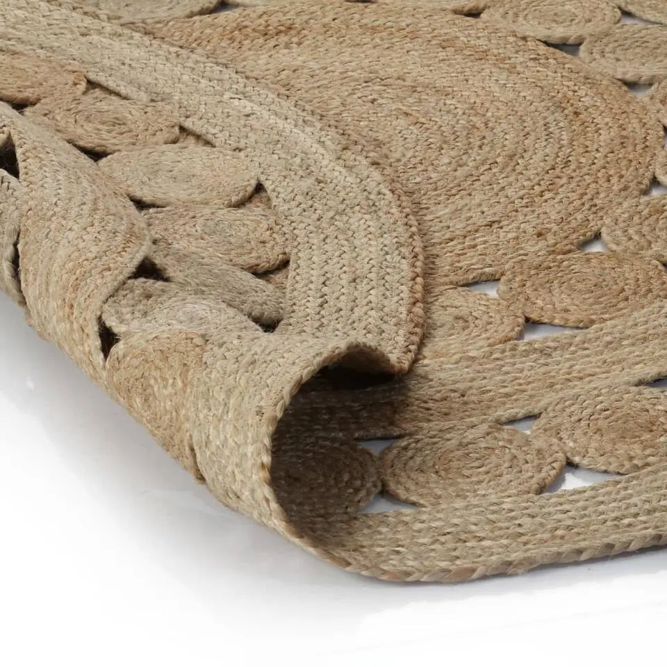 vidaXL - Vloerkleed - Beige - Jute - 180 cm