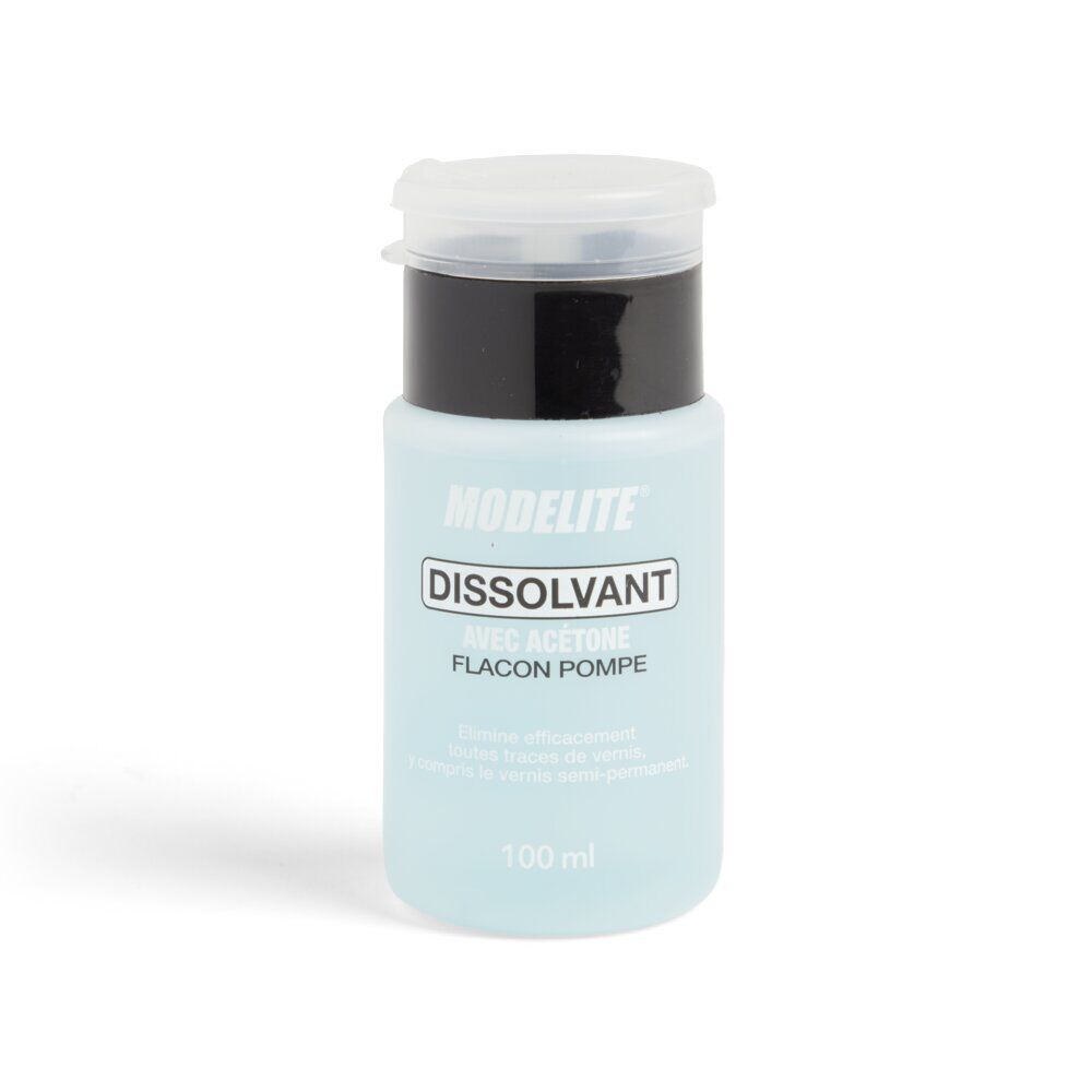 Dissolvant avec acétone flacon pompe 100ml