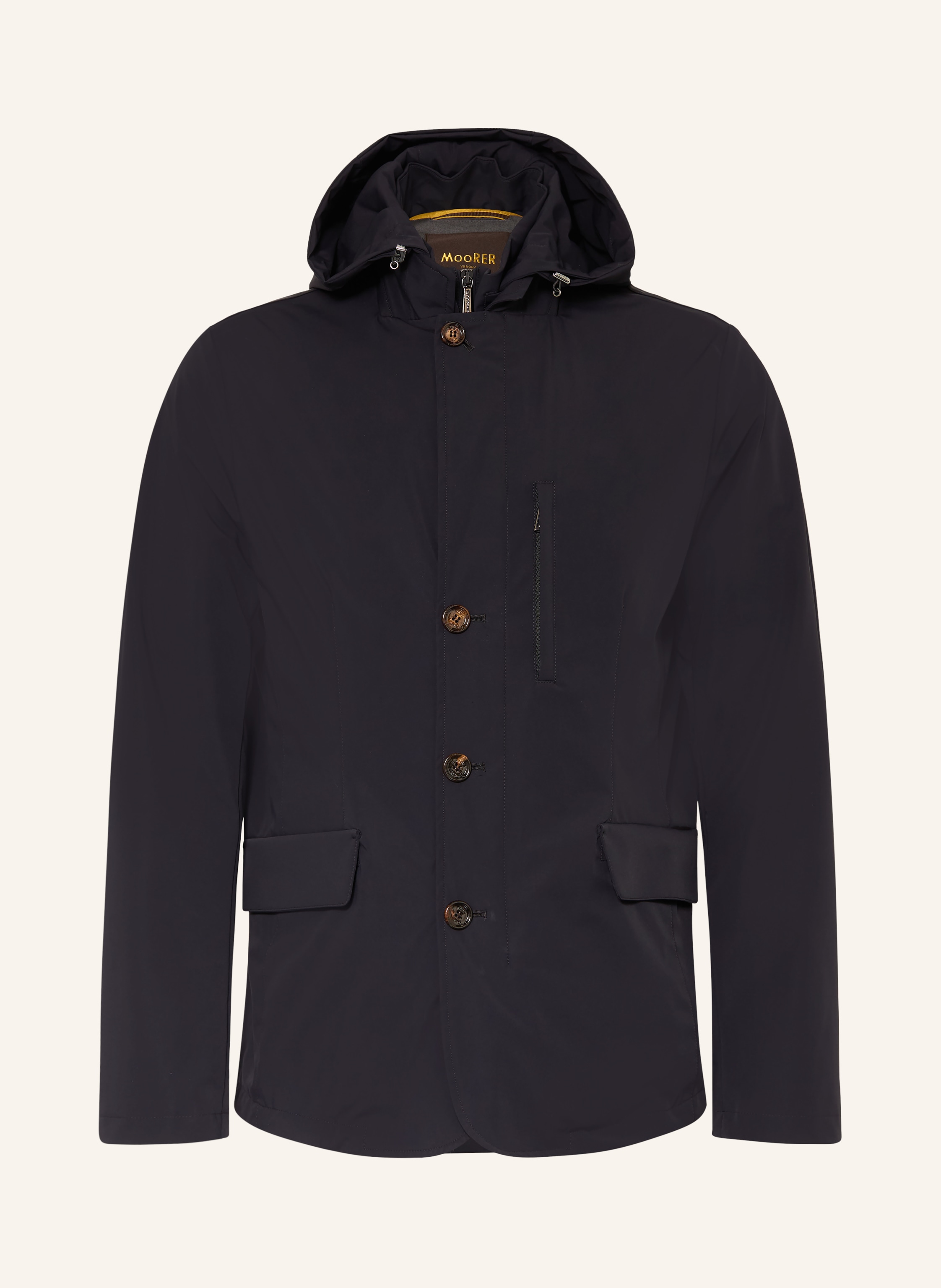 MOORER Jacke RAINERI mit herausnehmbarer Blende und abnehmbarer Kapuze