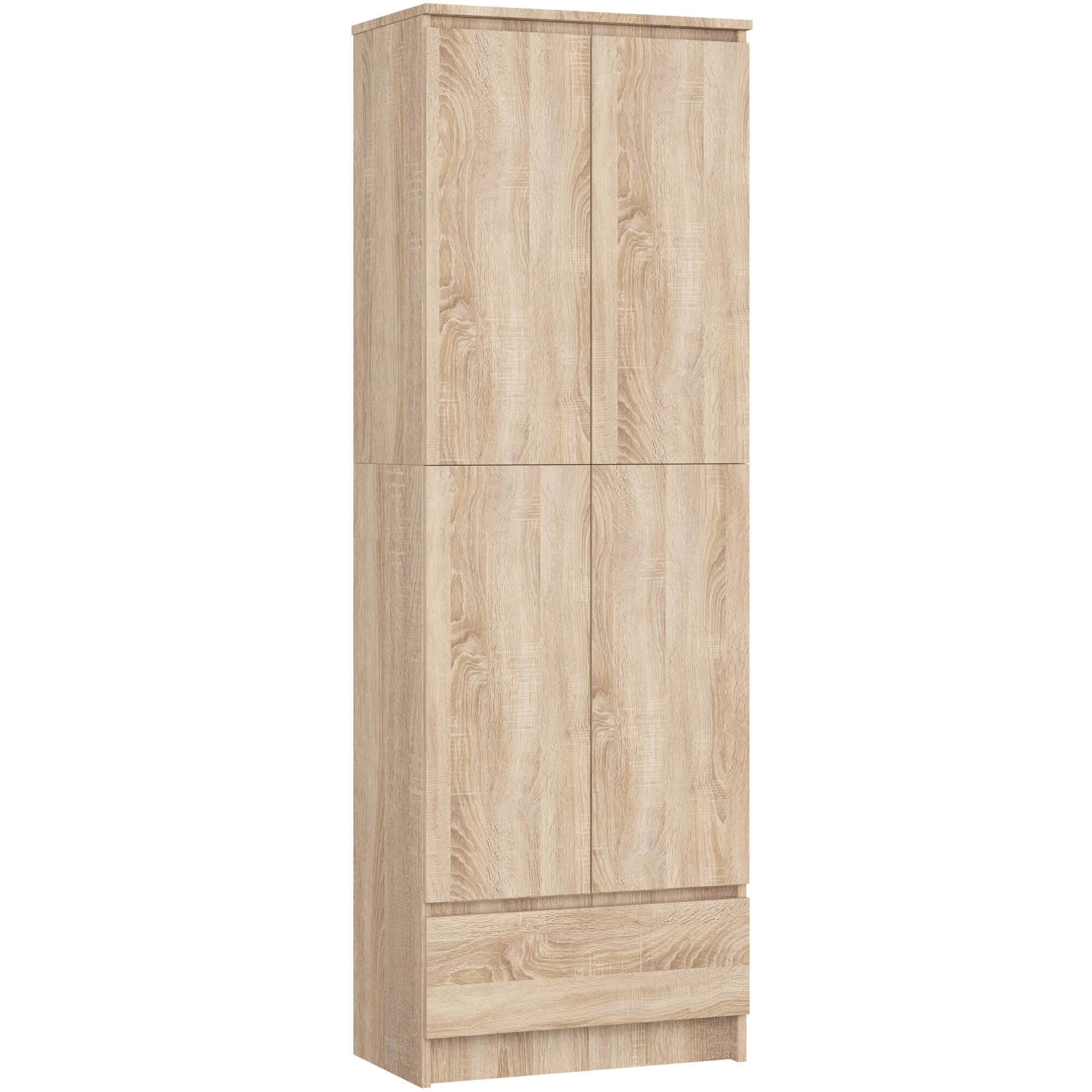 Regał Zamkniety R60 2D 1Sz Clp Pk Dąb Sonoma