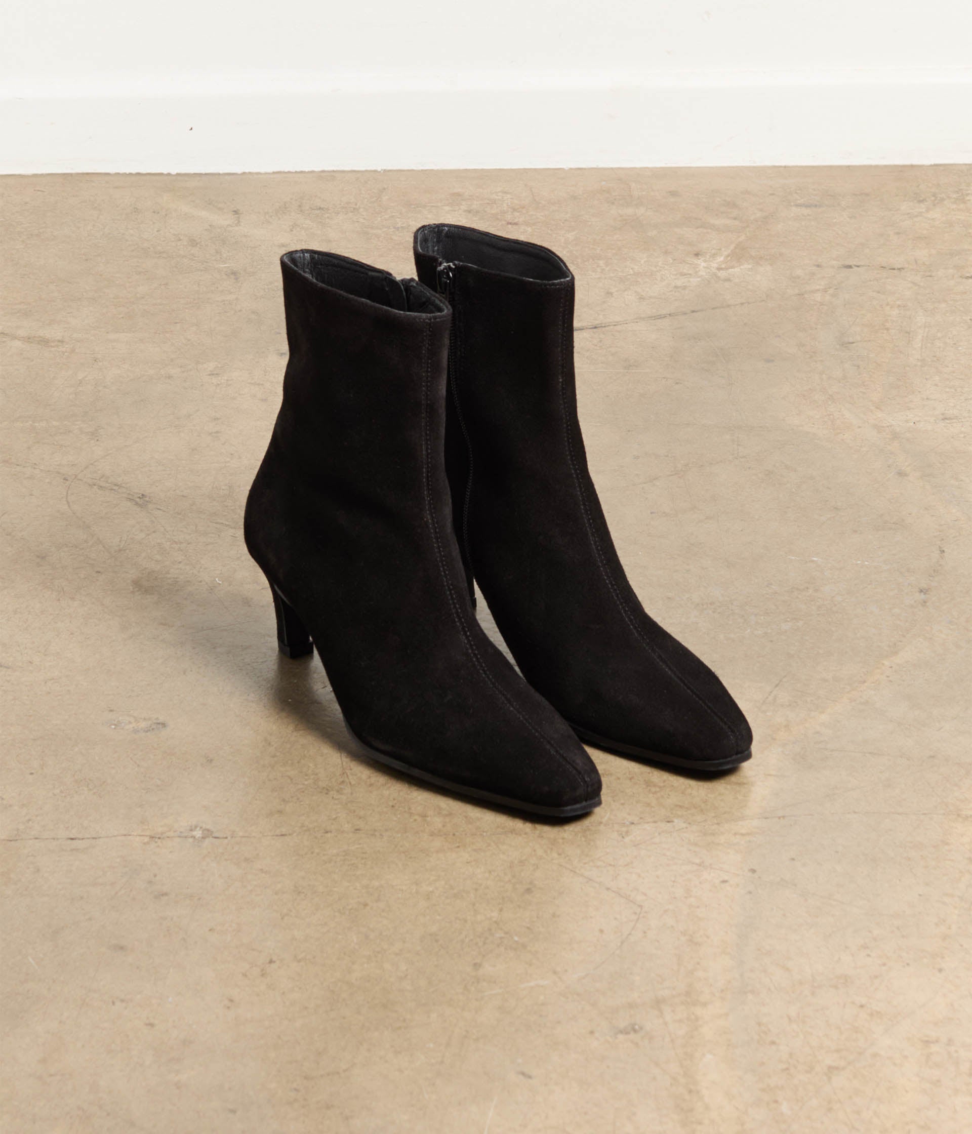 Boots velours noir Hitomi