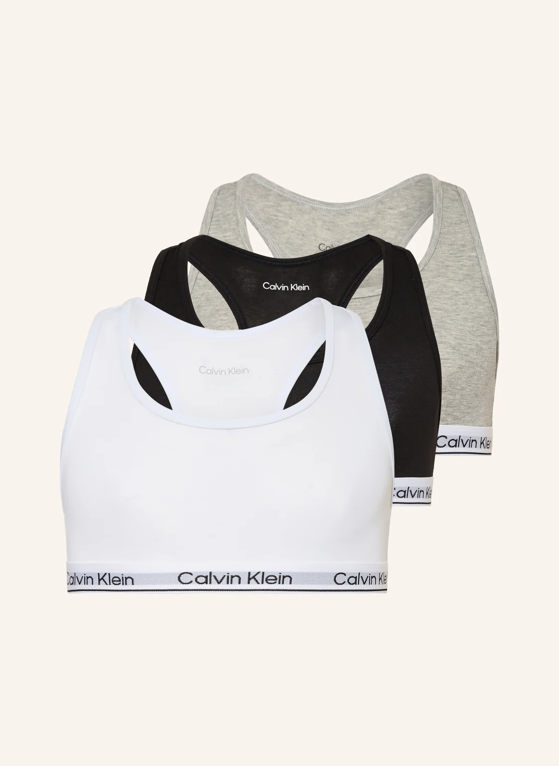 Calvin Klein 3er-Pack Bustiers ICON COTTON STRETCH