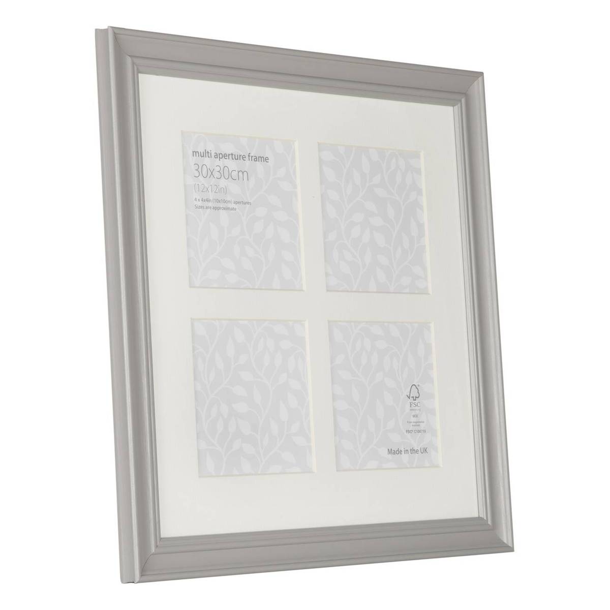 Vintage Grey Multi-Aperture Frame 30cm x 30cm
