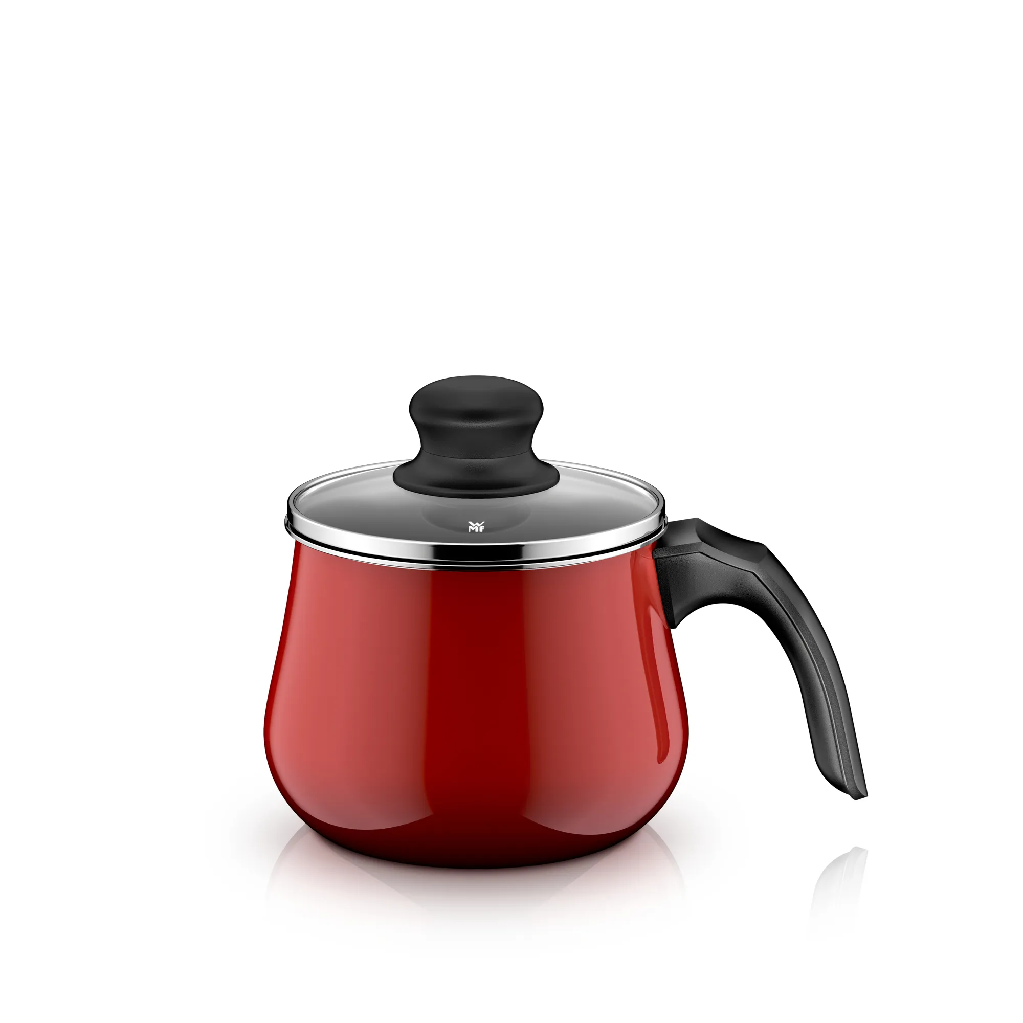 Fusiontec Mineral Pro, Mini Pot, 12 cm Milk Pot With Lid, Passion Red