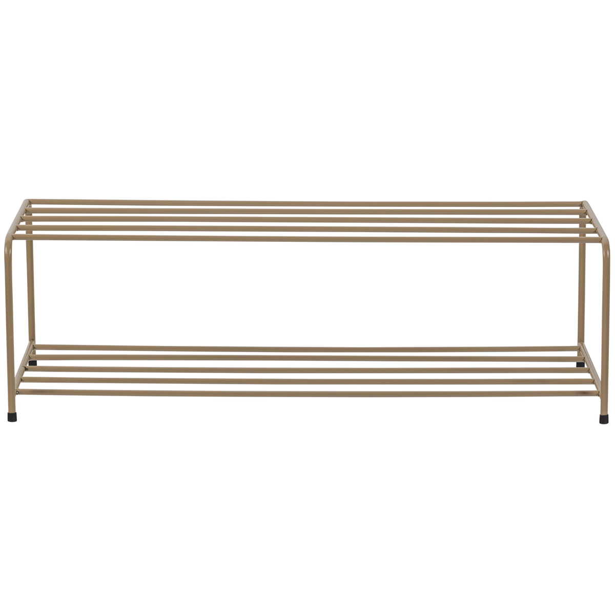 WOOOD schoenenrek Josse - Metaal - Militair Bruin - 25x80x33