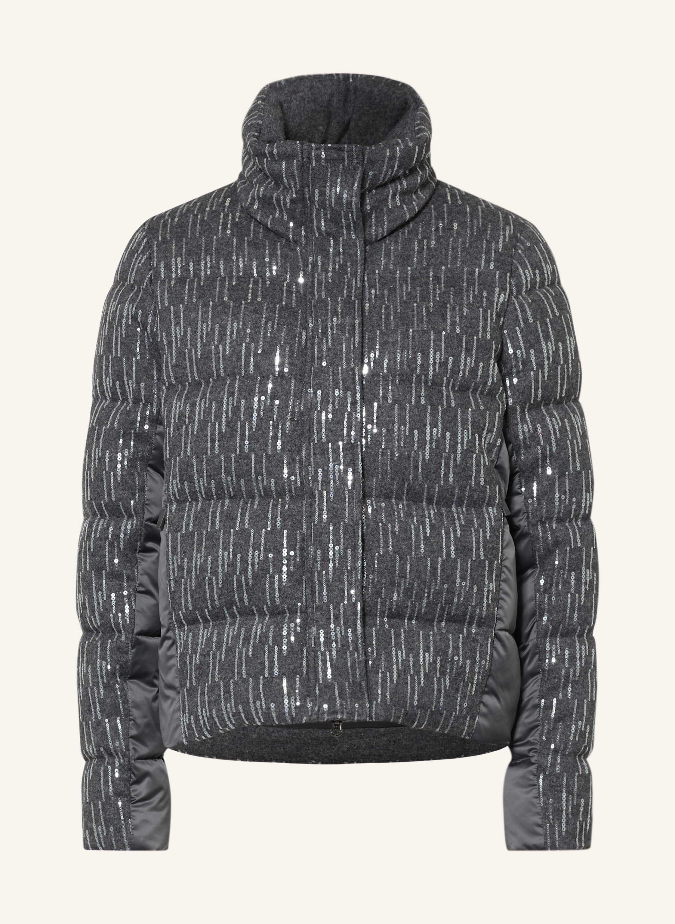 SPORTALM Steppjacke mit Pailletten im Materialmix