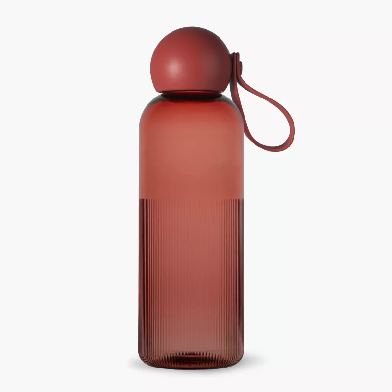 Butelka na wodę SAGAFORM TURE 600ml ciemno czerwona