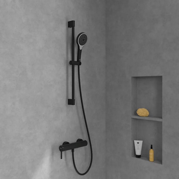 Mitigeur mécanique douche VILLEROY ET BOCH Dawn Noir mat