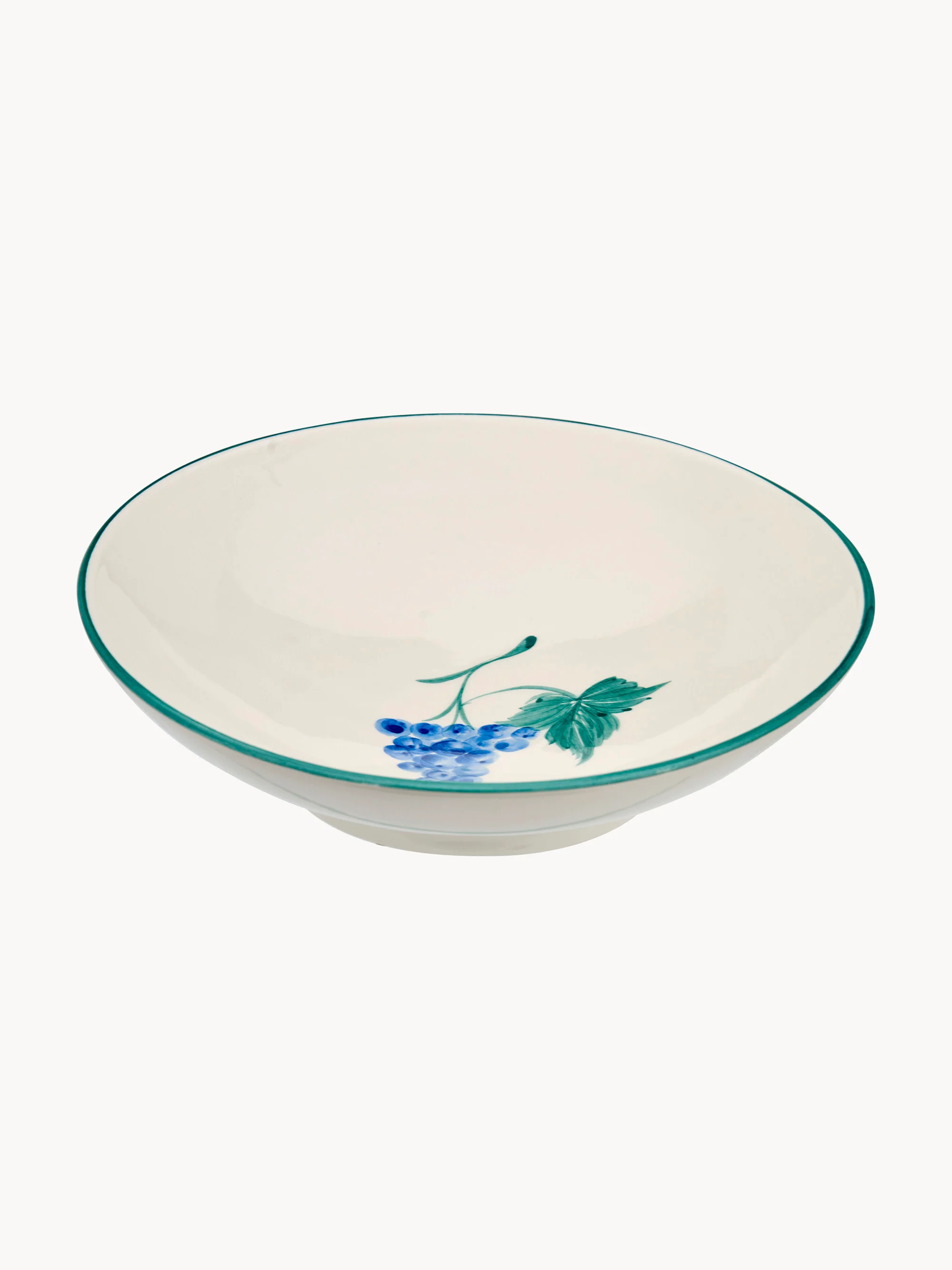 Handbemalte Pastateller Grapevine, 6er-Set