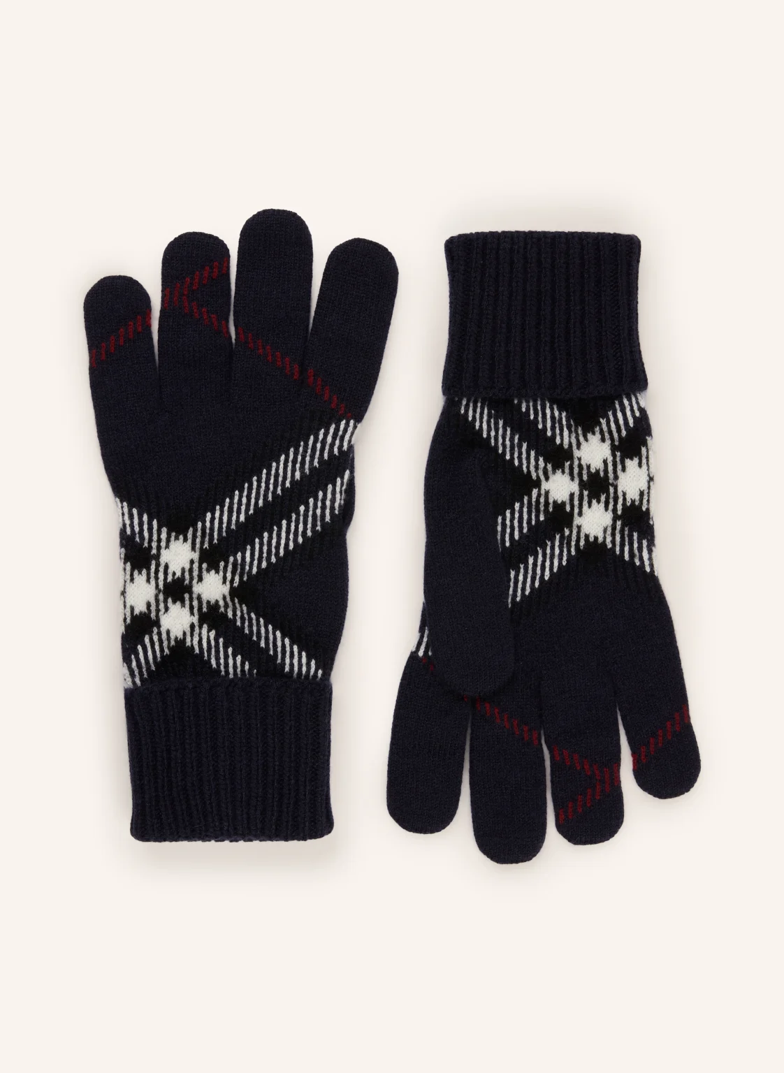 BURBERRY Handschuhe mit Cashmere