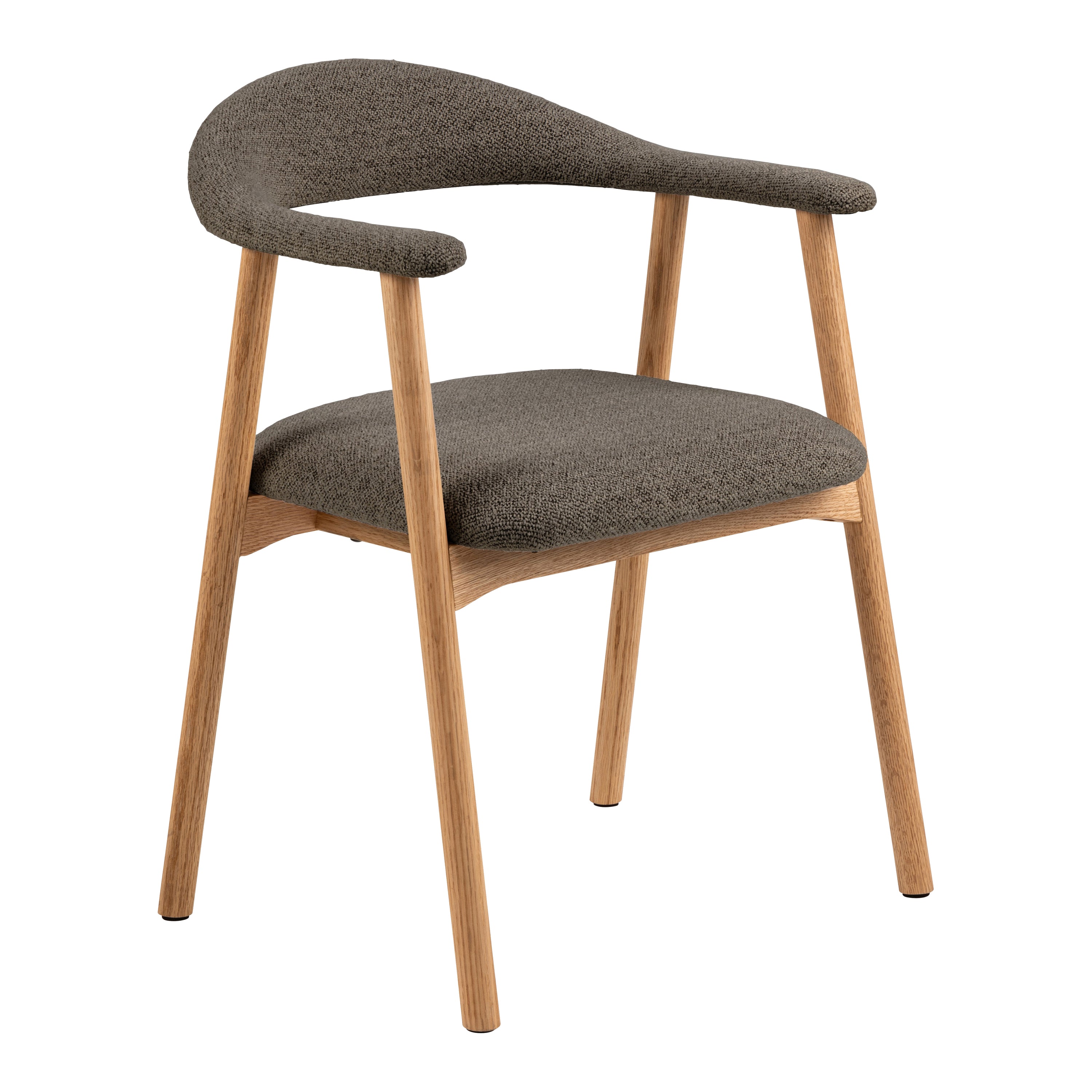 by fonQ Nordic Eetkamerstoel - Eikenhout - Taupe