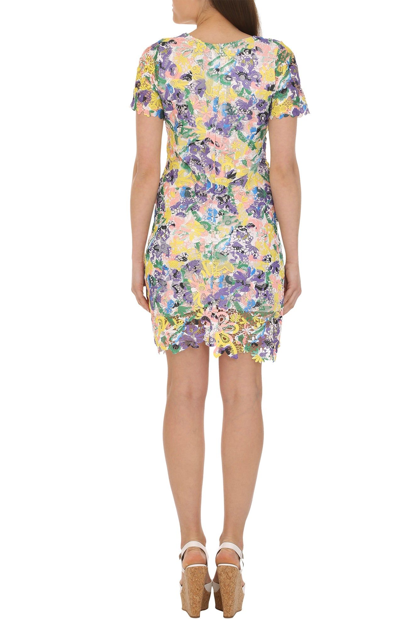 Cutie London Floral Lace Shift Dress