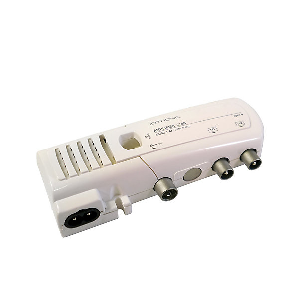 Amplificateur TV 22dB 2 TV 4G/5G, connexion IEC