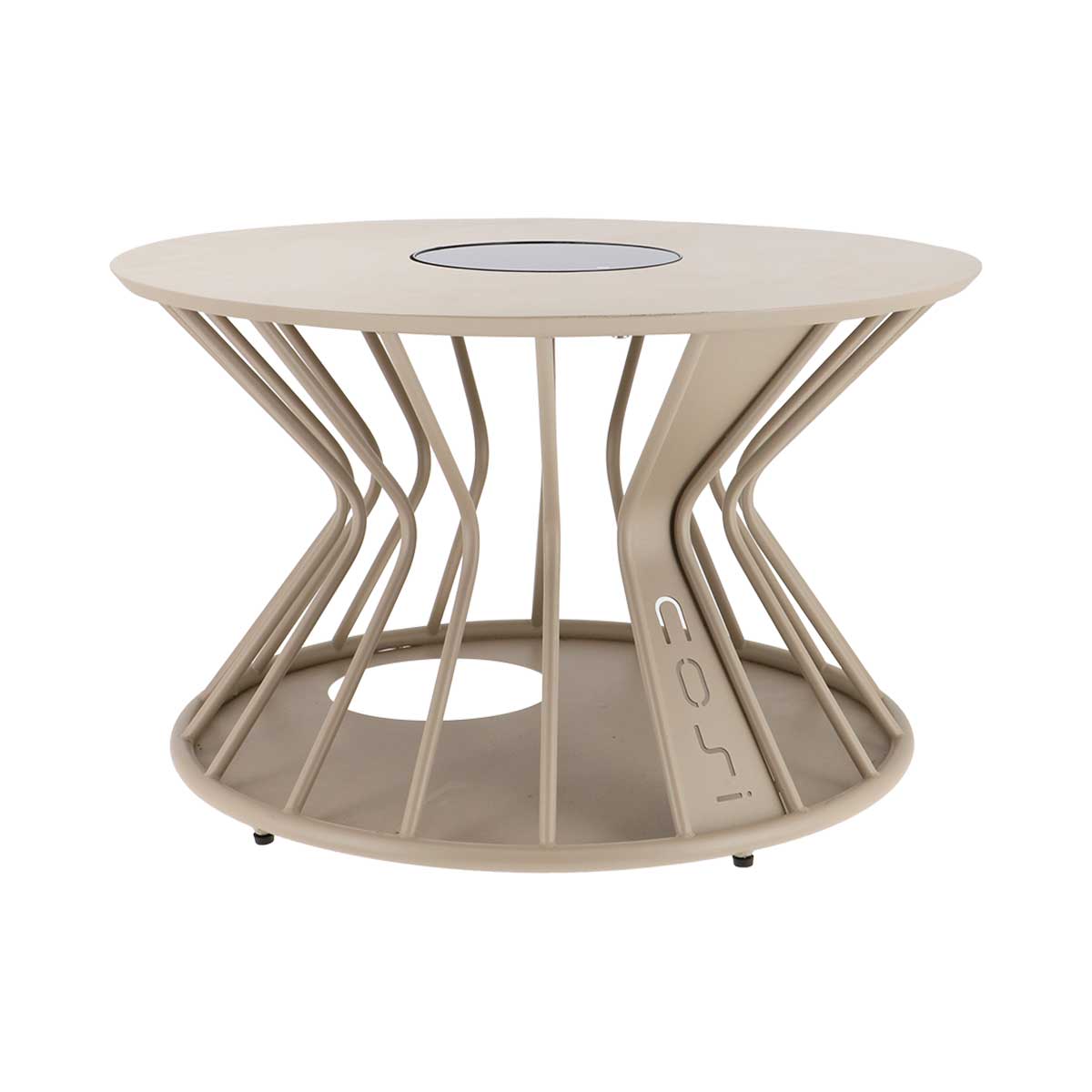 Cosilumia loungetafel met verlichting Ø70 x 41 cm - sandy beige