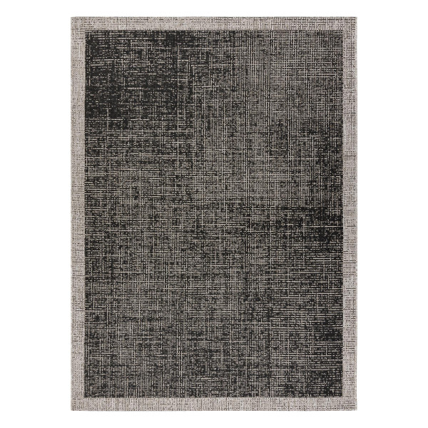 DYWAN SZNURKOWY SIZAL FLOORLUX 20401 Ramka czarny / srebrny120x170 cm