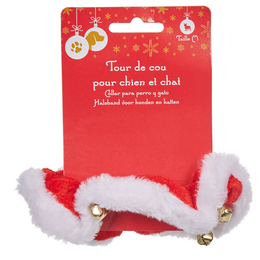 Collier de No&euml;l clochette chien
