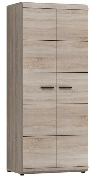 LINK - Szafa uchylna dwudrzwiowa z półkami 80 cm