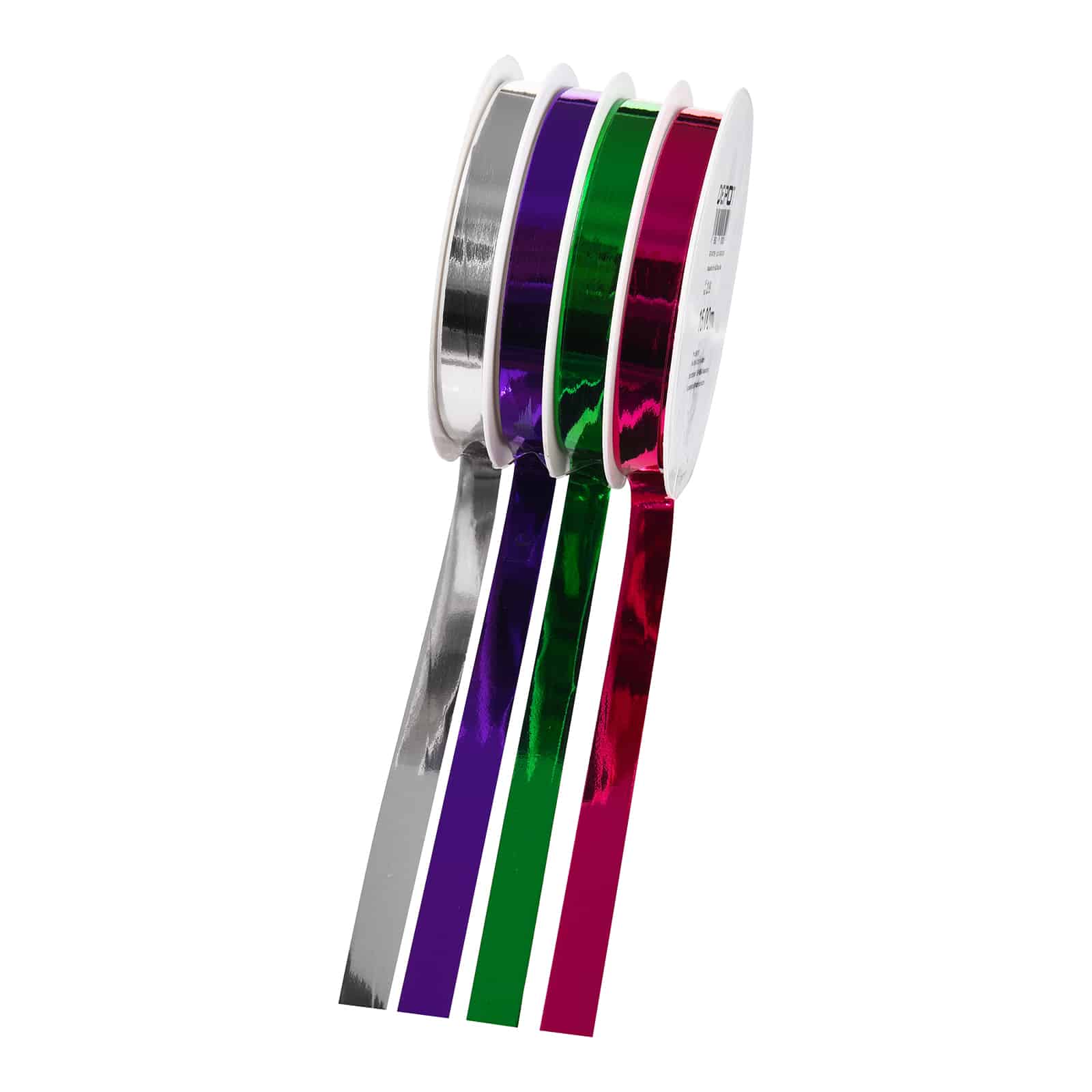 Geschenkband-Set Glanz Violett,L 16.000 x B 9 mm, 16 m