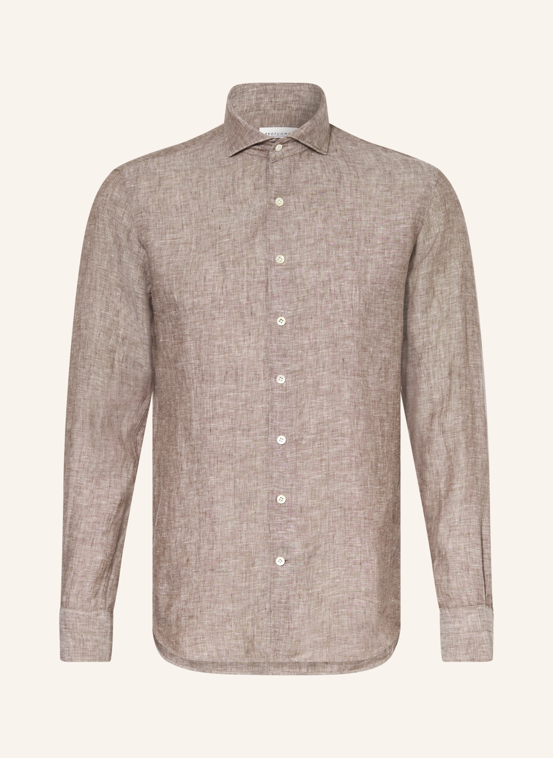 PROFUOMO Leinenhemd Slim Fit