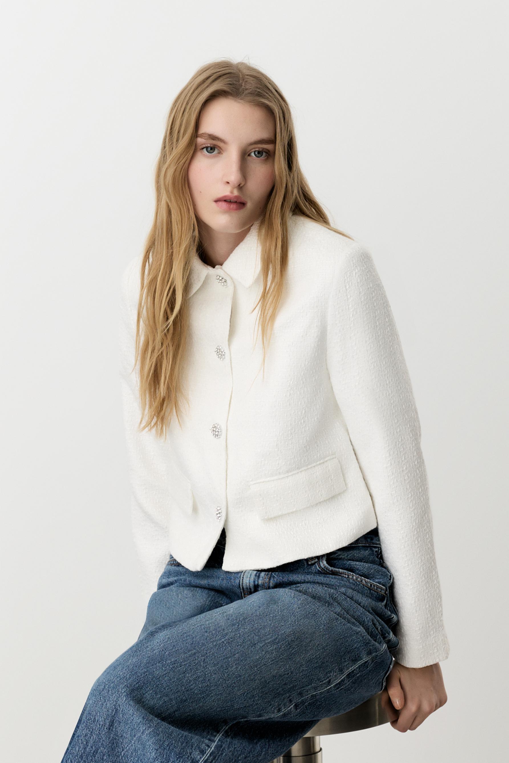 Chaqueta textura botones