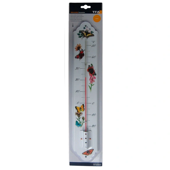 Thermometer, Breite: 9,2 cm, Metall