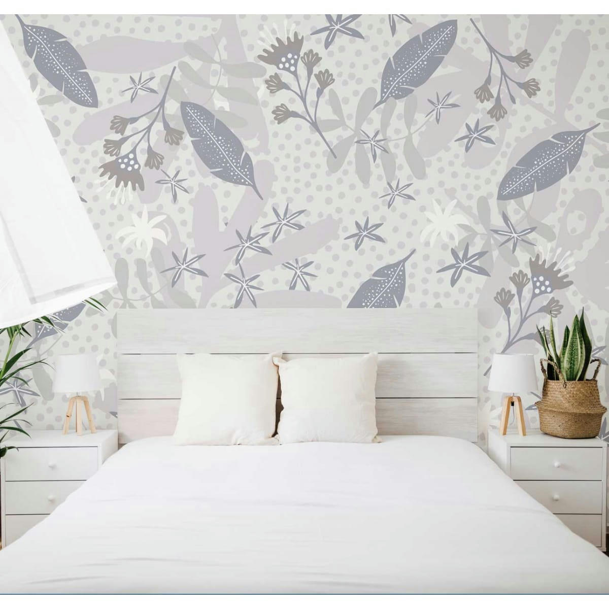 - Papier peint panoramique feuillage sauvage 425 x 250 cm