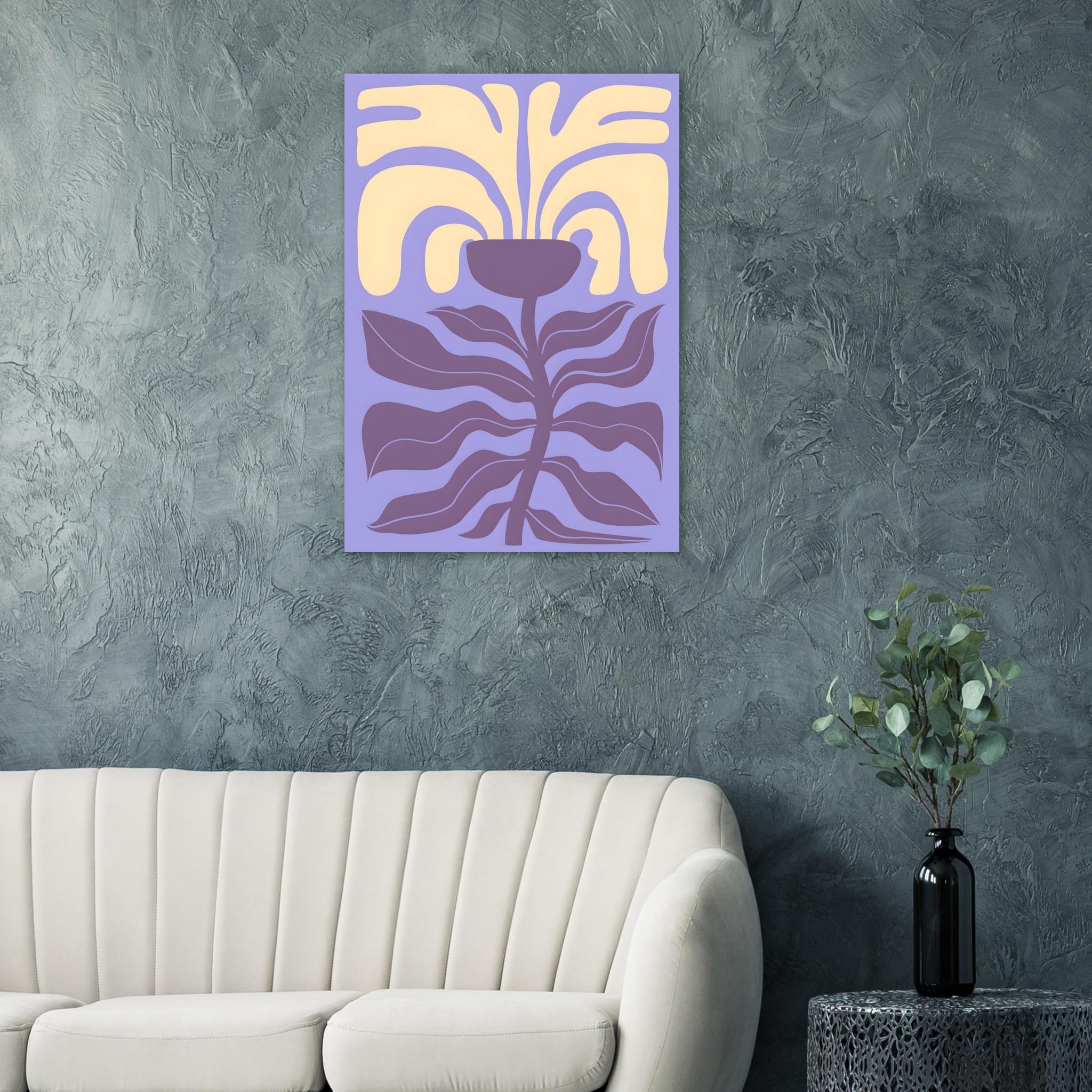 Artfulprints Poster Matisse – Poetic bloom I  - 70x100 cm - Paars