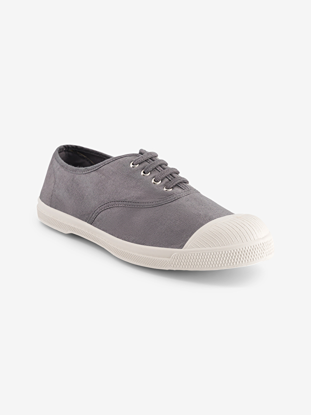 Tennis lacets femme gris