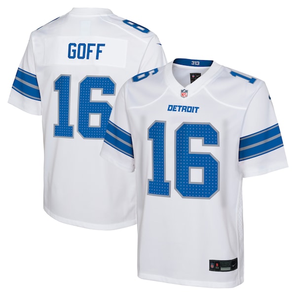 Jared Goff Detroit Lions Nike Youth Player Game Jersey - White