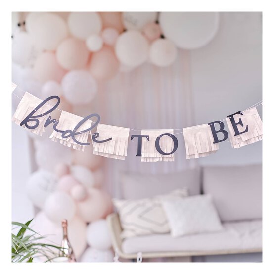 Ginger Ray Bride-to-Be Fringe Bunting 1.5m