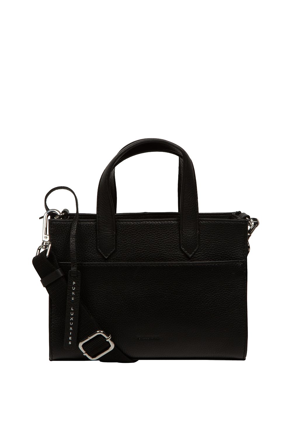 Pure Luxuries London Tatiana' Leather Cross Body Mini Grab Bag