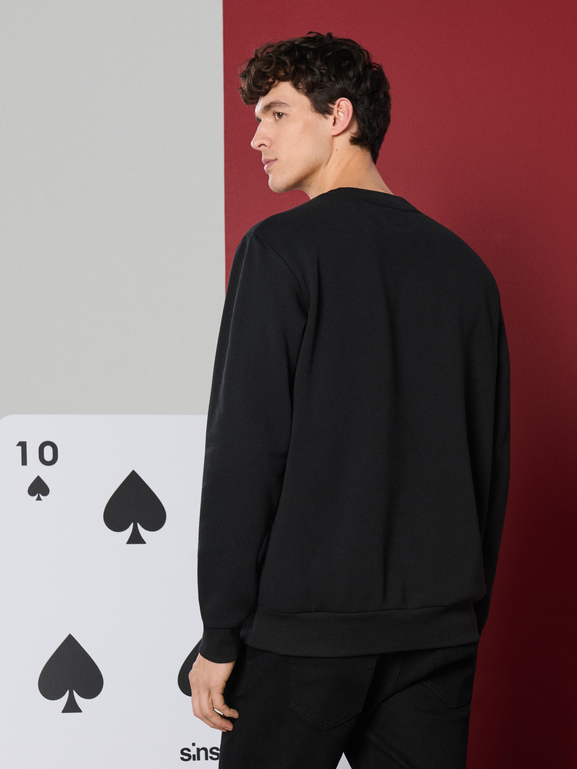 Bluza crewneck z napisem