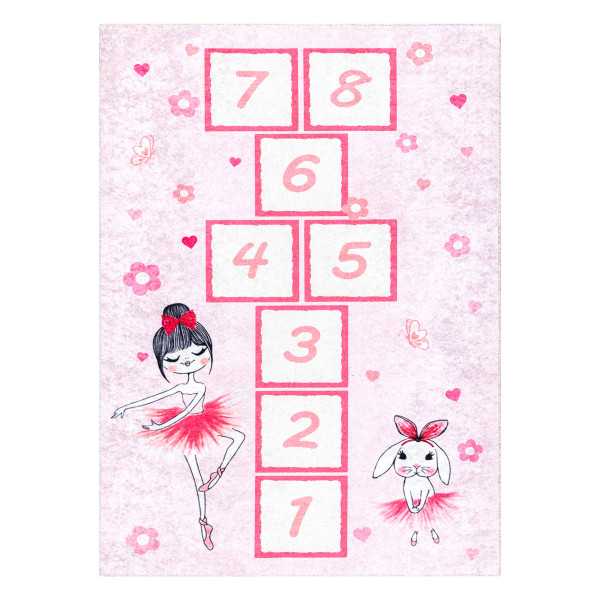Dywan do prania JUNIOR 51828.802 Klasy, balerina dla dzieci, 80x150 cm