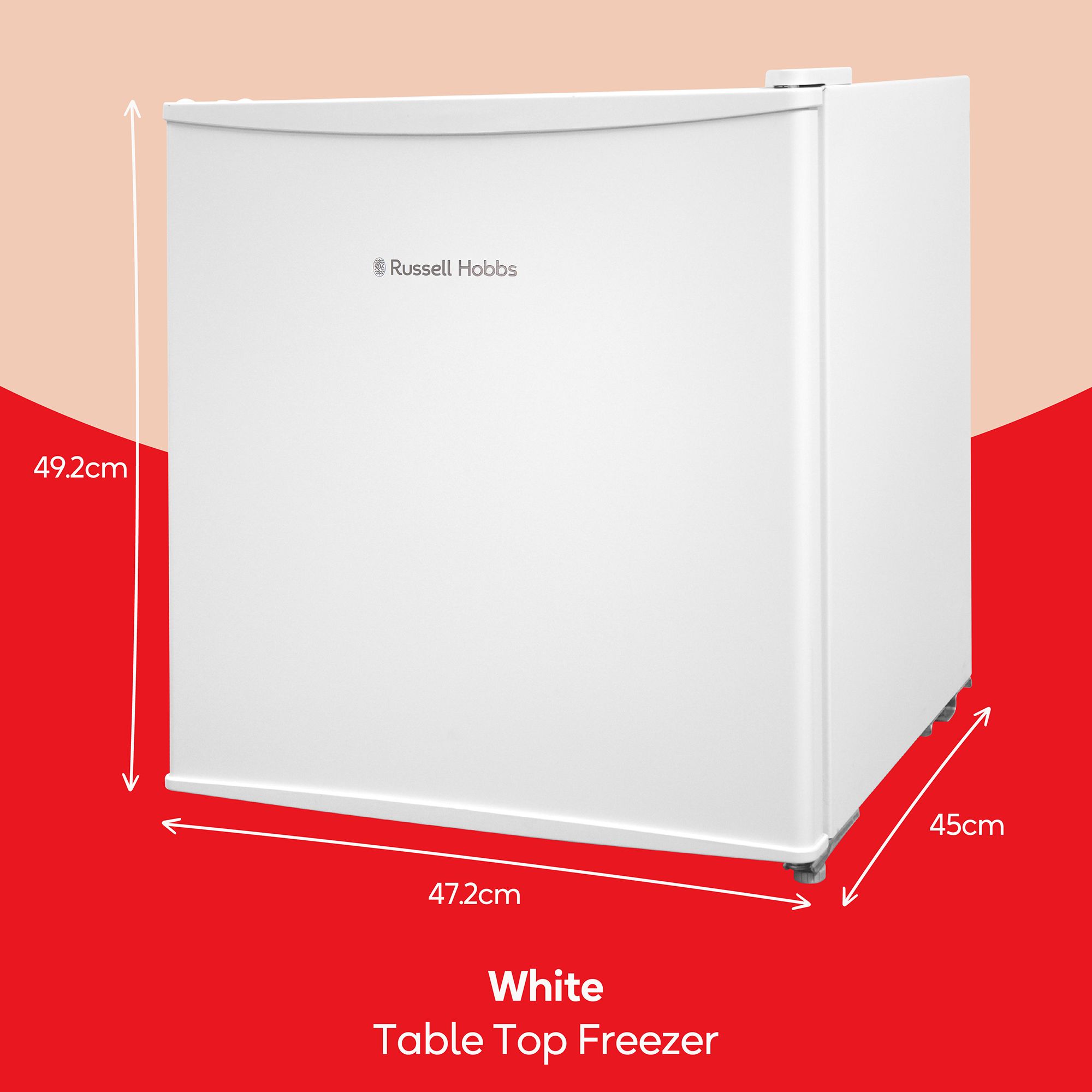 Russell Hobbs Mini Freezer 31L Table Top with Ice Cube Tray