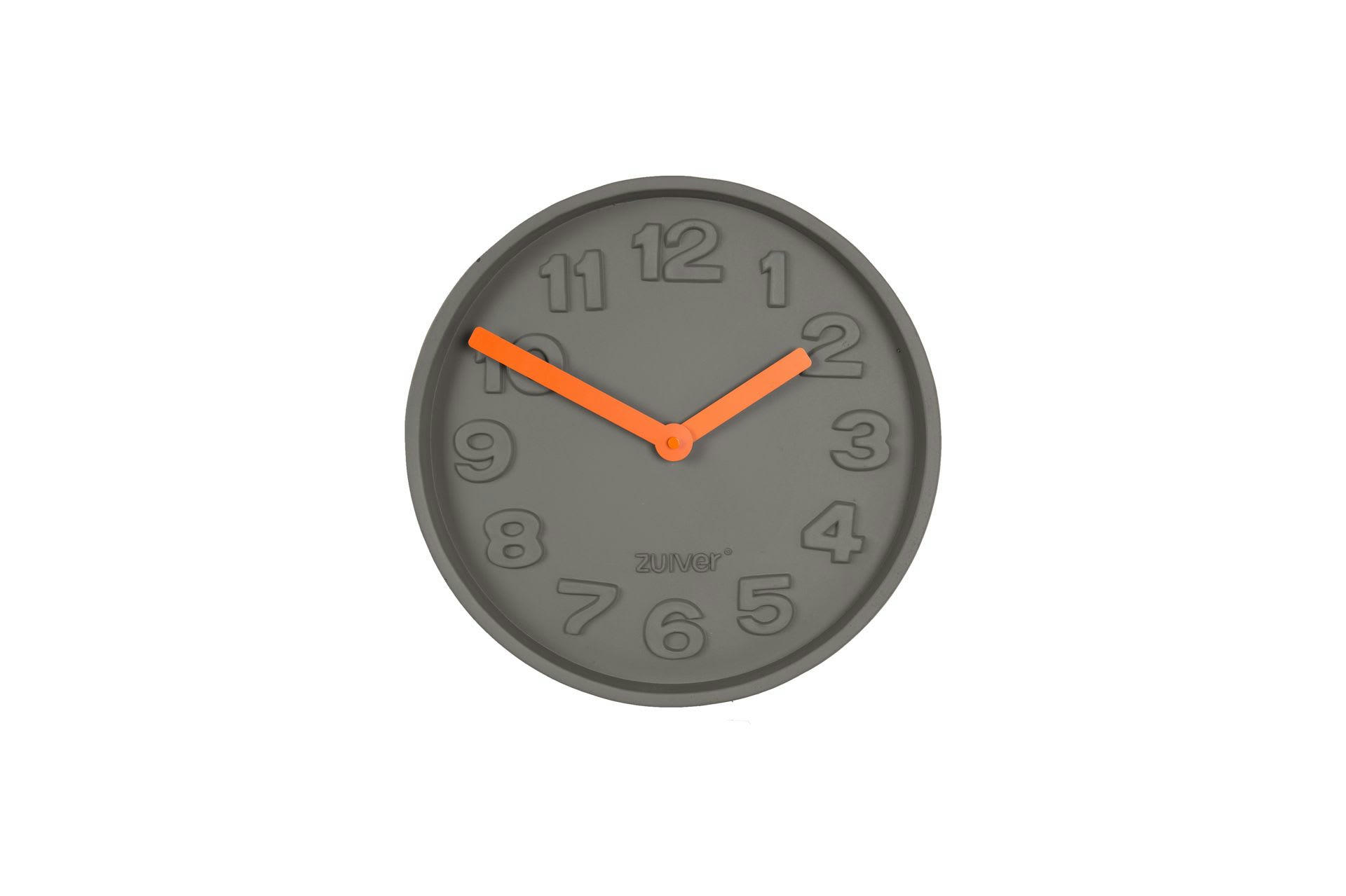 CONCRETE TIME - Horloge en béton gris D31.60