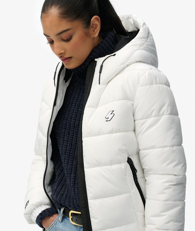 Hooded Spirit Sports Puffer Jacket